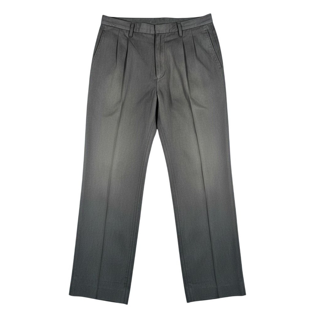 Tommy Bahama Relax Men's 42x30 Pleated 100% Silk Trousers Brown Charcoal Pants